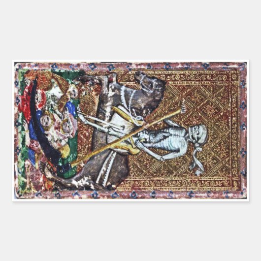 Sticker pour carte de décès (Devant)