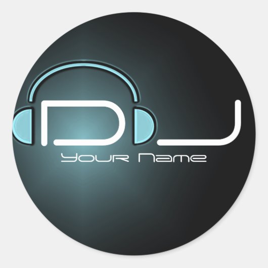 Sticker pour casque DJ (Devant)
