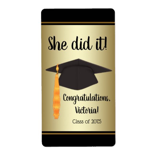 Sticker pour casquette et Étiquettes de bouteille (Devant)