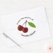 Sticker pour cerises personnalisé (Enveloppe)