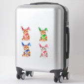 Sticker pour chat de Pâques (Sur valise)