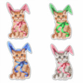 Sticker pour chat de Pâques (Devant)
