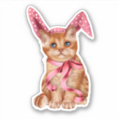 Sticker pour chat de Pâques (Devant)