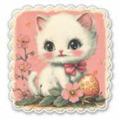 Sticker pour chat de Pâques (Devant)