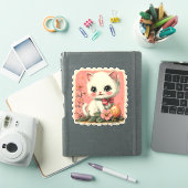 Sticker pour chat de Pâques (Couverture iPad)
