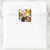 Sticker pour chat et chien d'anniversaire (personn (Sac)