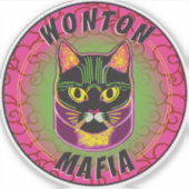Sticker pour chat mafia Wonton (Devant)