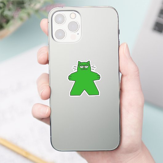 Sticker pour chat Meeple (Téléphone)