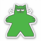 Sticker pour chat Meeple (Recto)