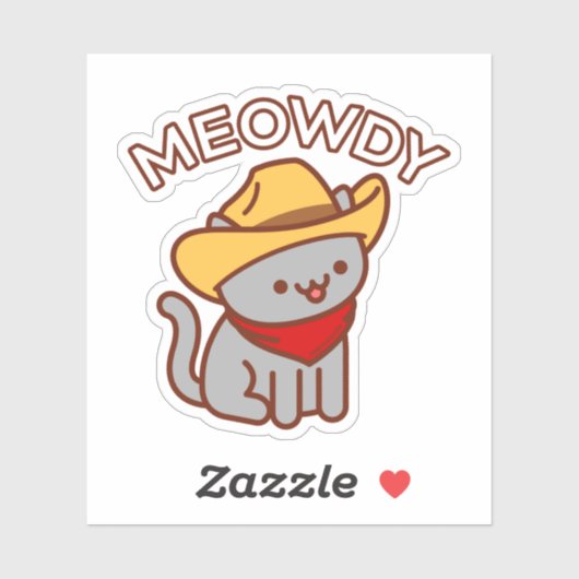 Sticker pour chat MEOWDY (Feuille)