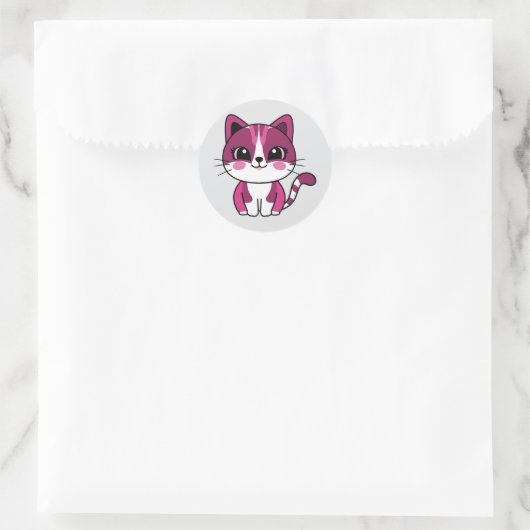 sticker pour chat mignon (Sac)