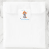 Sticker pour chat mignon personnalisé - Stick avec (Sac)