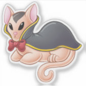 Sticker pour chat Vampire (Devant)