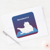 Sticker pour chat Yoga Meowmaste (Enveloppe)