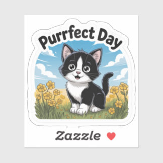 Sticker pour chaton de jour parfait - Cosy & migno