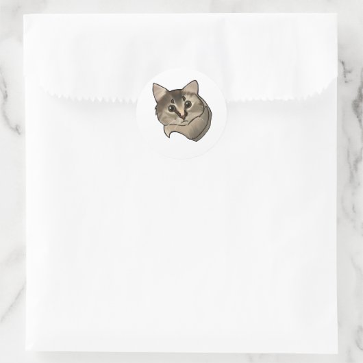 Sticker pour chaton mignon Pip (Sac)