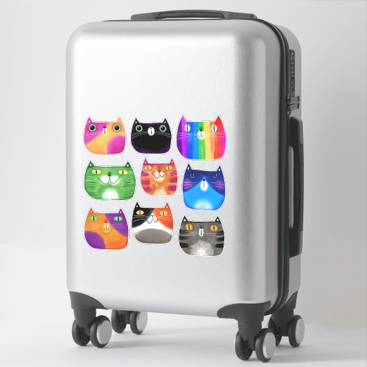 Sticker pour chats (Sur valise)