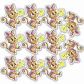 Sticker pour chats et étoiles (Devant)