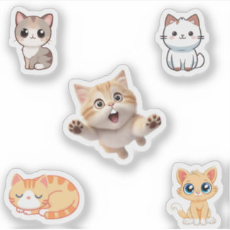 Sticker pour chats mignons