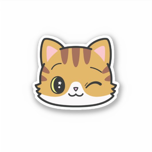 Sticker pour chatte Winkin' (Devant)