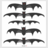Sticker pour chauve-souris d'Halloween (Feuille)