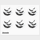 Sticker pour chauve-souris d'Halloween (Feuille)