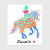 Sticker pour chevaux et cavaliers (Feuille)