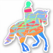 Sticker pour chevaux et cavaliers (Devant)