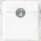 Sticker pour chien approuvé Goldendoodle (Sac)