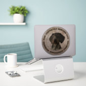 Sticker pour chien de chasse polyvalent (Ordinateur portable sur le bureau)