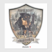 Sticker pour chien de chasse polyvalent (Feuille)