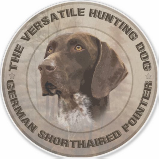 Sticker pour chien de chasse polyvalent (Devant)