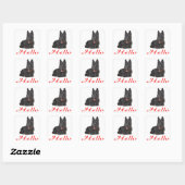 Sticker pour chien de chiot écossais Terrier / Éti (Feuille)