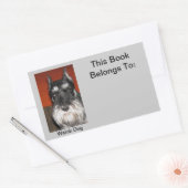 Sticker pour chien de garde Schnauzer (Enveloppe)