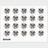 Sticker pour chien de mouton Mutt de race mixte Te (Feuille)