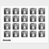 Sticker pour chien Husky (Feuille)