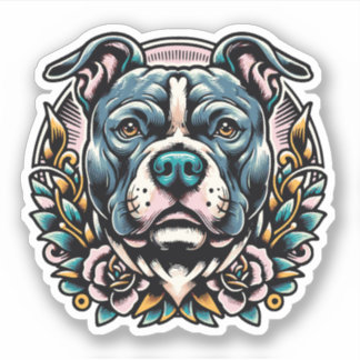 Sticker pour chien imperméable au vinyle de marque