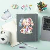Sticker pour chien mignon Patchwork (Couverture iPad)