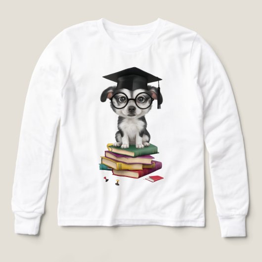 Sticker pour chien Smart Graduation - Coupe mignon (Motif recto)