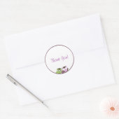 Sticker pour chou Baby shower fille (Enveloppe)