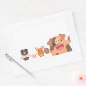 Sticker pour cochons de dessin mignon (Enveloppe)