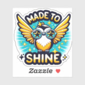 Sticker pour colibri motivationnel (Feuille)