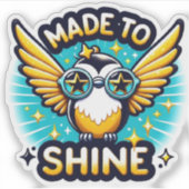 Sticker pour colibri motivationnel (Devant)