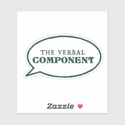 Sticker pour composants verbaux (Feuille)