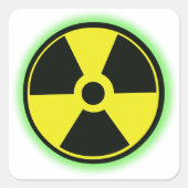 Sticker pour danger nucléaire (Devant)