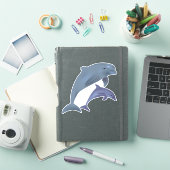 Sticker pour dauphins de verdure (Couverture iPad)