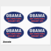 Sticker pour des gens stupides (Feuille)