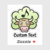 Sticker pour dessin au méthane de vache (Feuille)