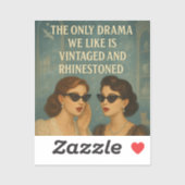 Sticker pour drame en pierre violet (Feuille)