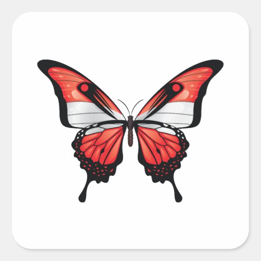 Sticker pour drapeau à queue noire en Autriche (Devant)